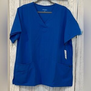 Jockey Royal Blue Scrub Top sz 2X NWT